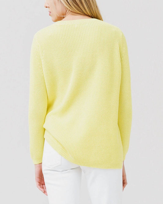 525 America - THE EMMA CREWNECK SHAKER STITCH SWEATER