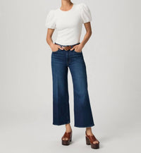 Paige - Anessa High Waist Ankle Wide Leg Jeans