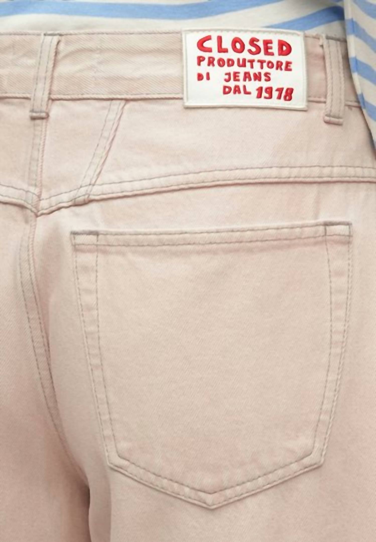 CLOSED Jazzie Barrel Jeans in blush pink - women's jeans - view 6