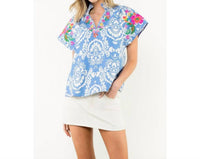 Thml - Short Sleeve Print Top