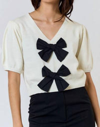 Lalavon - Bow'd Up Sweater