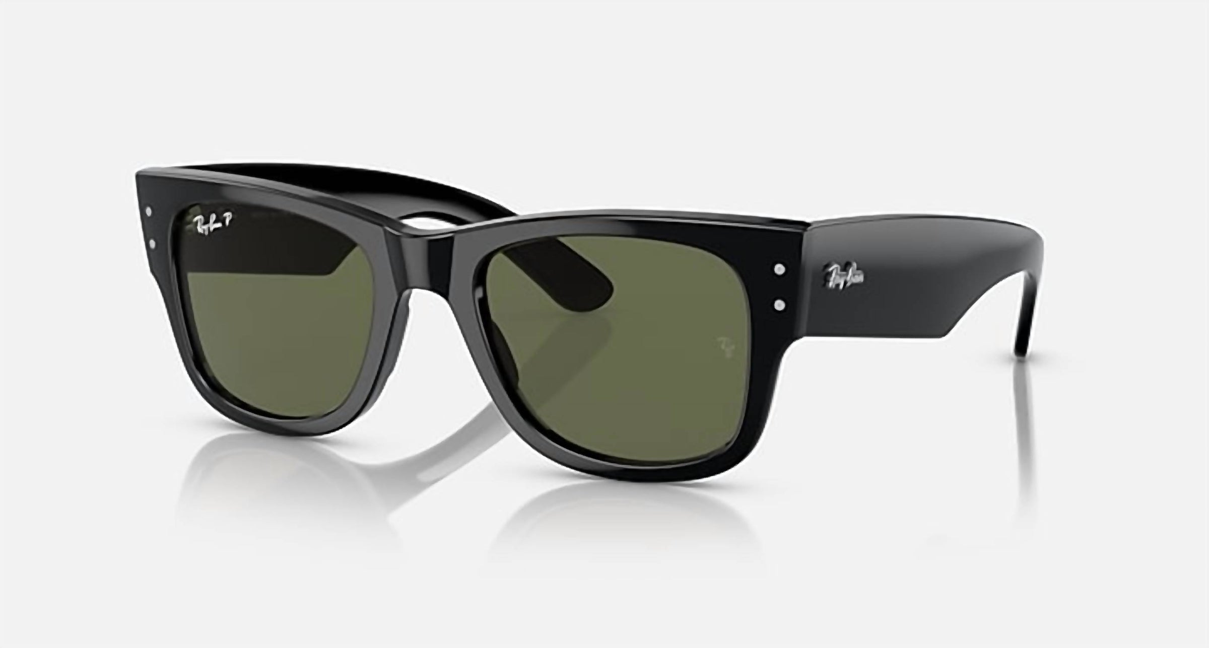Ray Ban - Mega Wayfarer Medium Polarized Sunglasses Rb0840s 901/58
