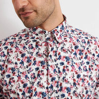 Eden Park - Floral Button-up Polo Shirt