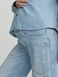 Dl1961 - Women'S - Maternity Hepburn Wide Leg Jean