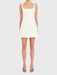 Amanda Uprichard - Courtney Square Neck Mini Dress