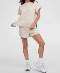 Southern Shirt Company - Off Duty Cuff Short Sleeve Top