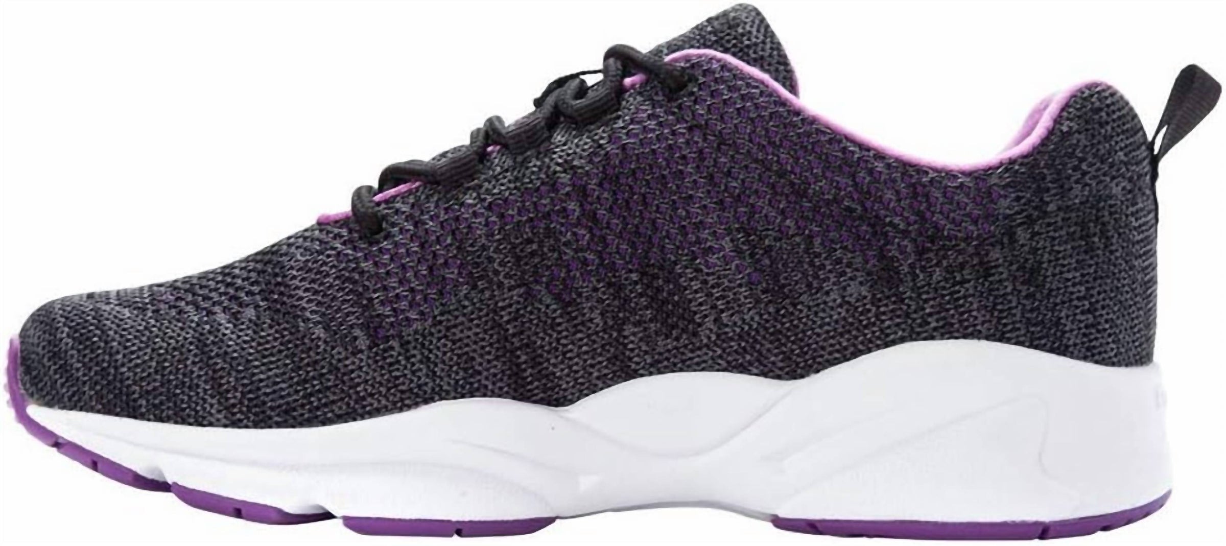 PROPET Women's Stability Fly Sneaker in black berry - women's shoe - alternate view