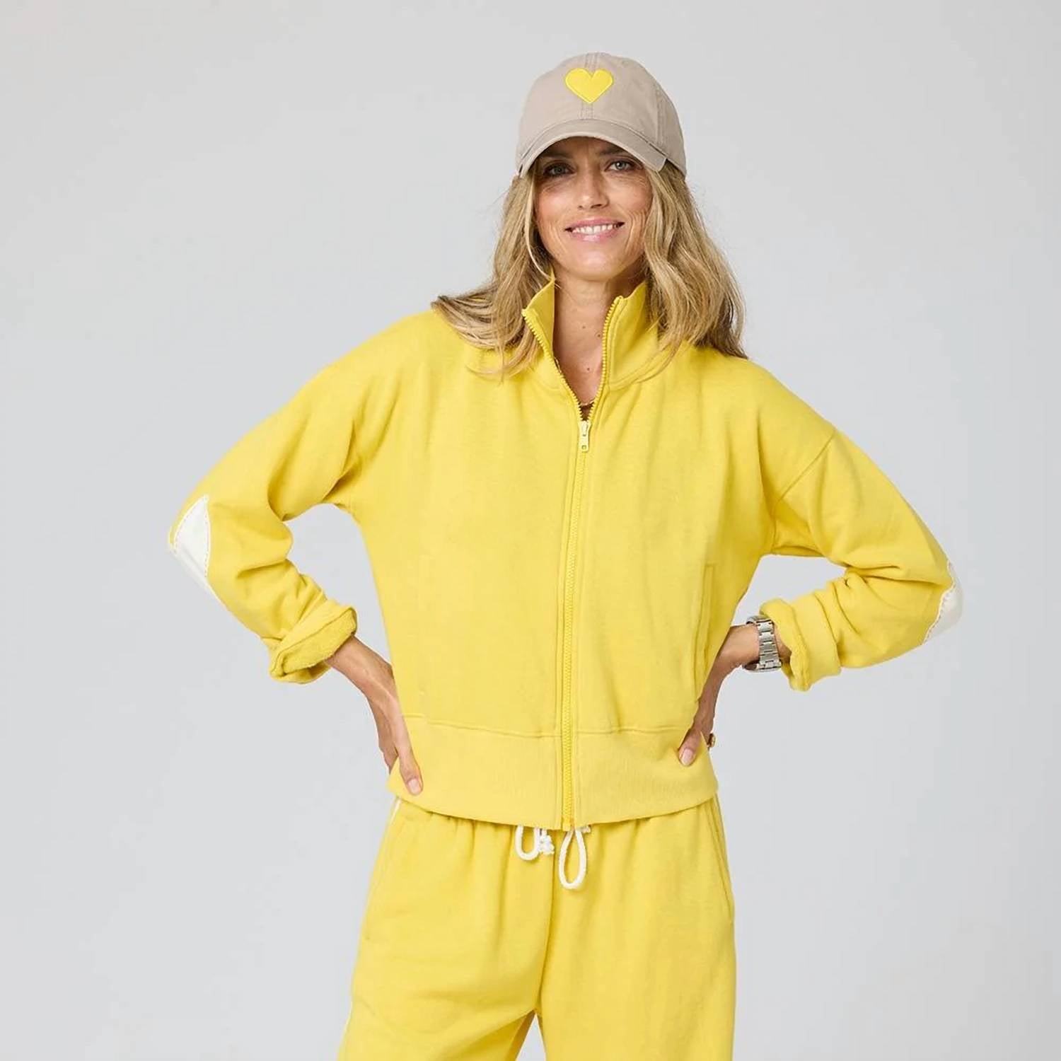 Kerri Rosenthal - Zip Up Mock Neck Sweatshirt