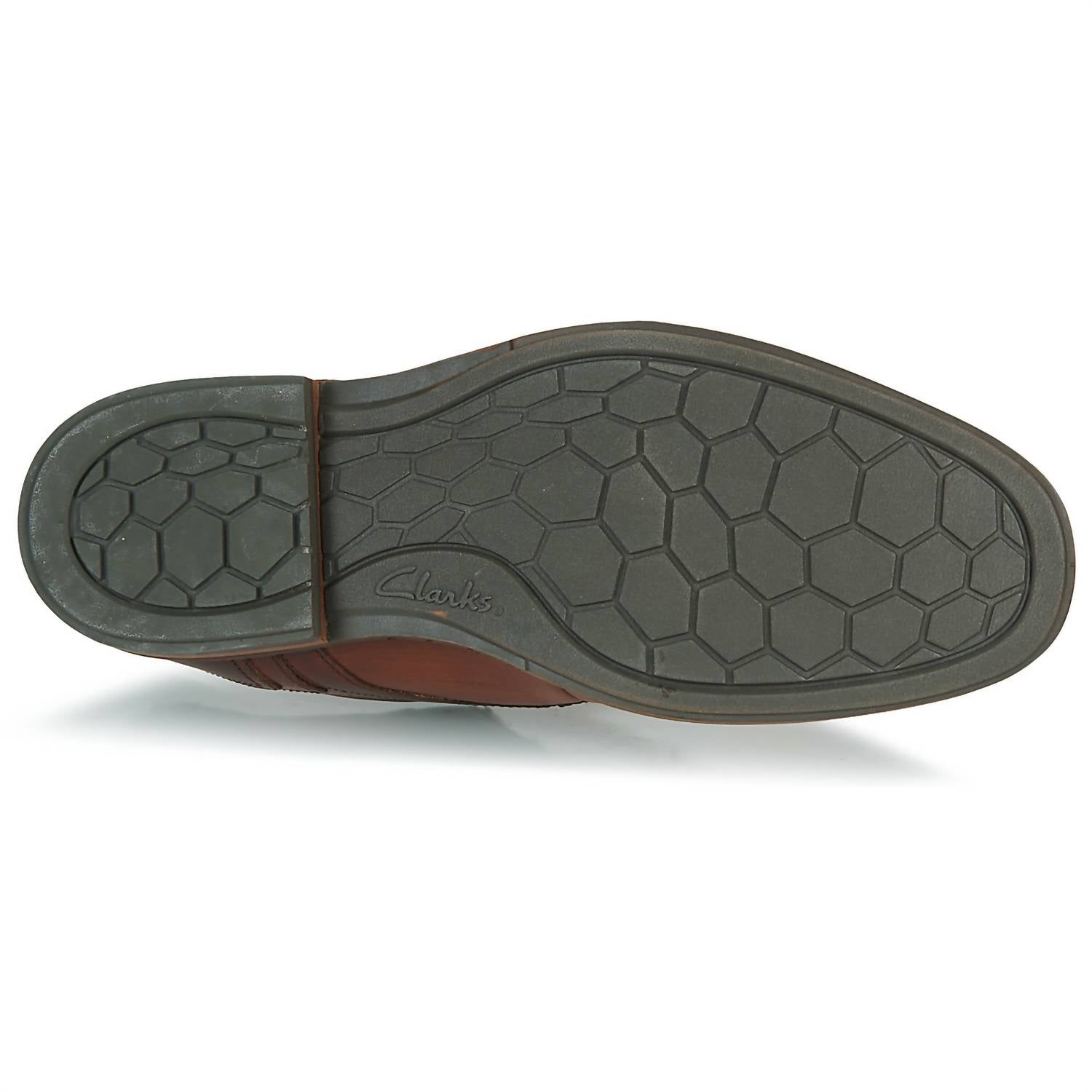 Clarks Men's Unhuge Lace Shoe in brown leather - men's shoe - view 5