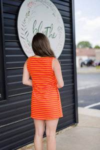 Day + Moon - Women's Zinnia Stripe Shift Mini Dress