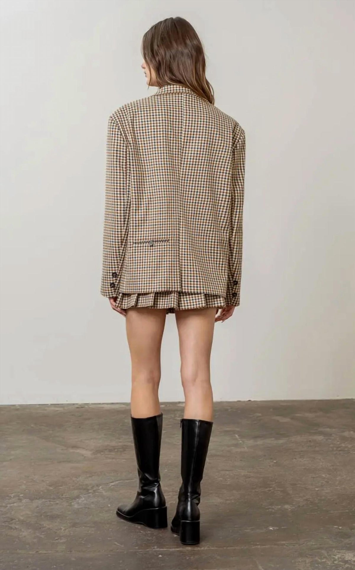 Moon River - Women's Plaid Blazer