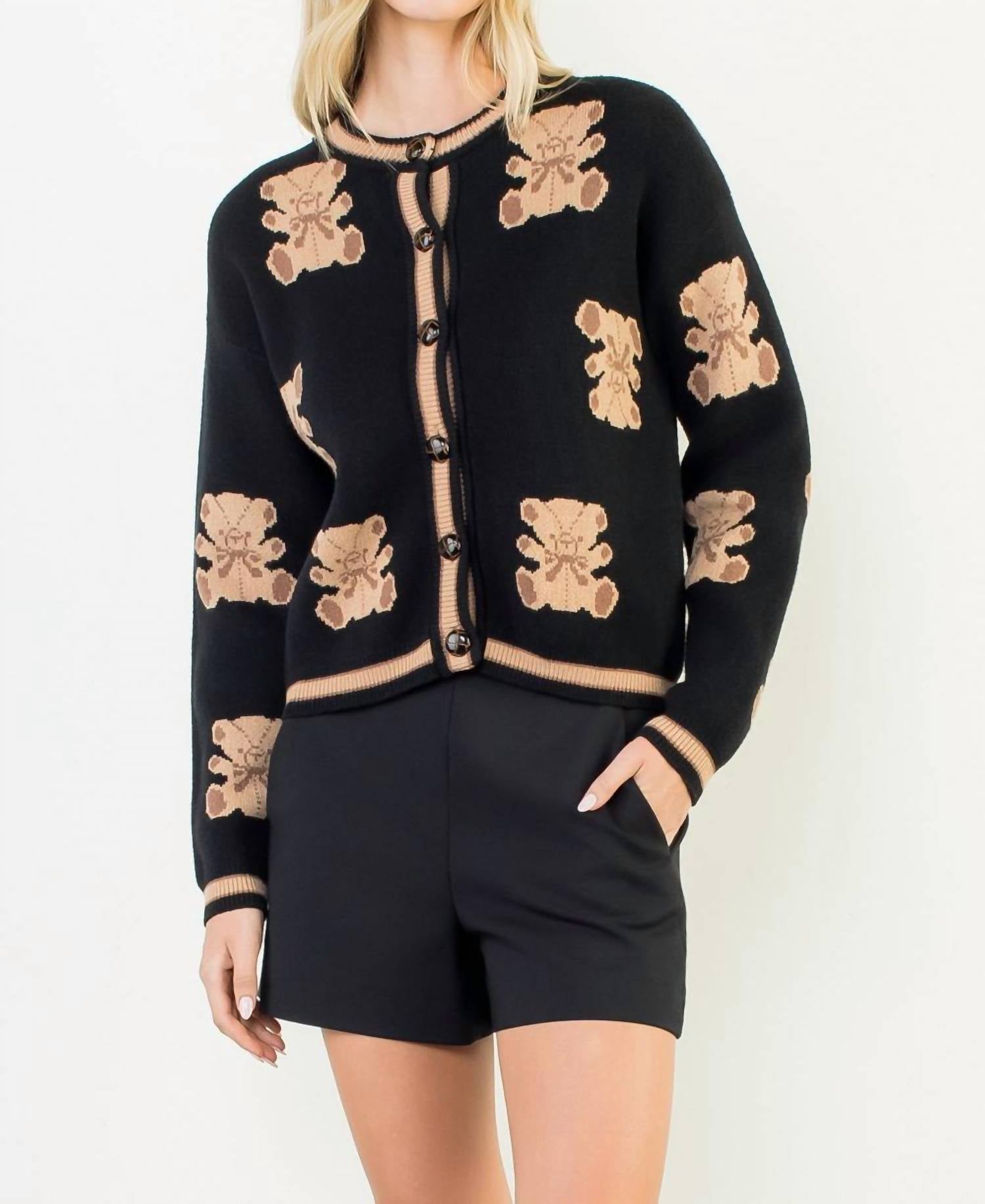 Thml - Teddy Bear Knit Cardigan
