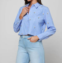 L'Agence - Cosette Sequined Shirt