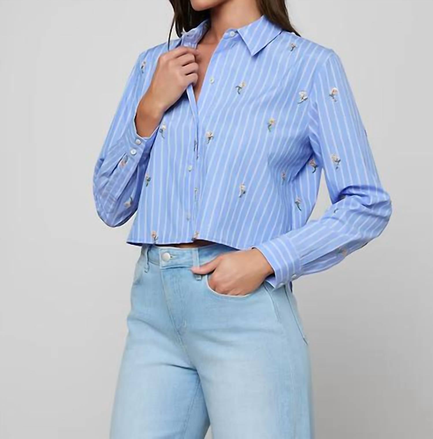 L'Agence - Cosette Sequined Shirt