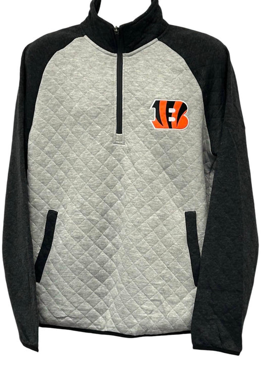 Nfl Apparel - Men's Cincinnati Bengals 1/4-Zip Pullover