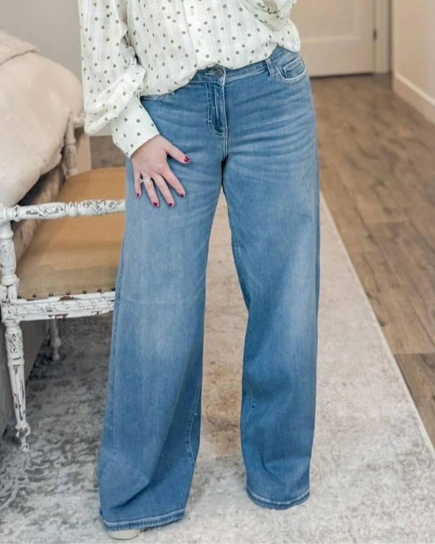 Hidden - Newman Wide Leg Jeans