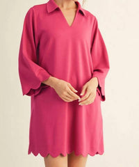 Jodifl Come My Way Dress in magenta - women's dress - detail view