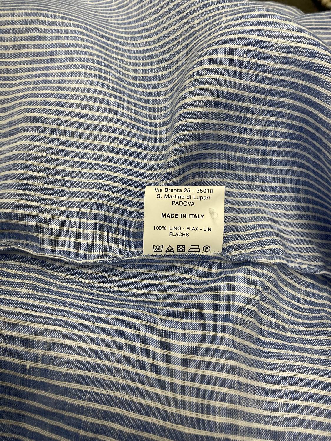 Martina Venti Dodici - STRIPED LINEN SHIRT