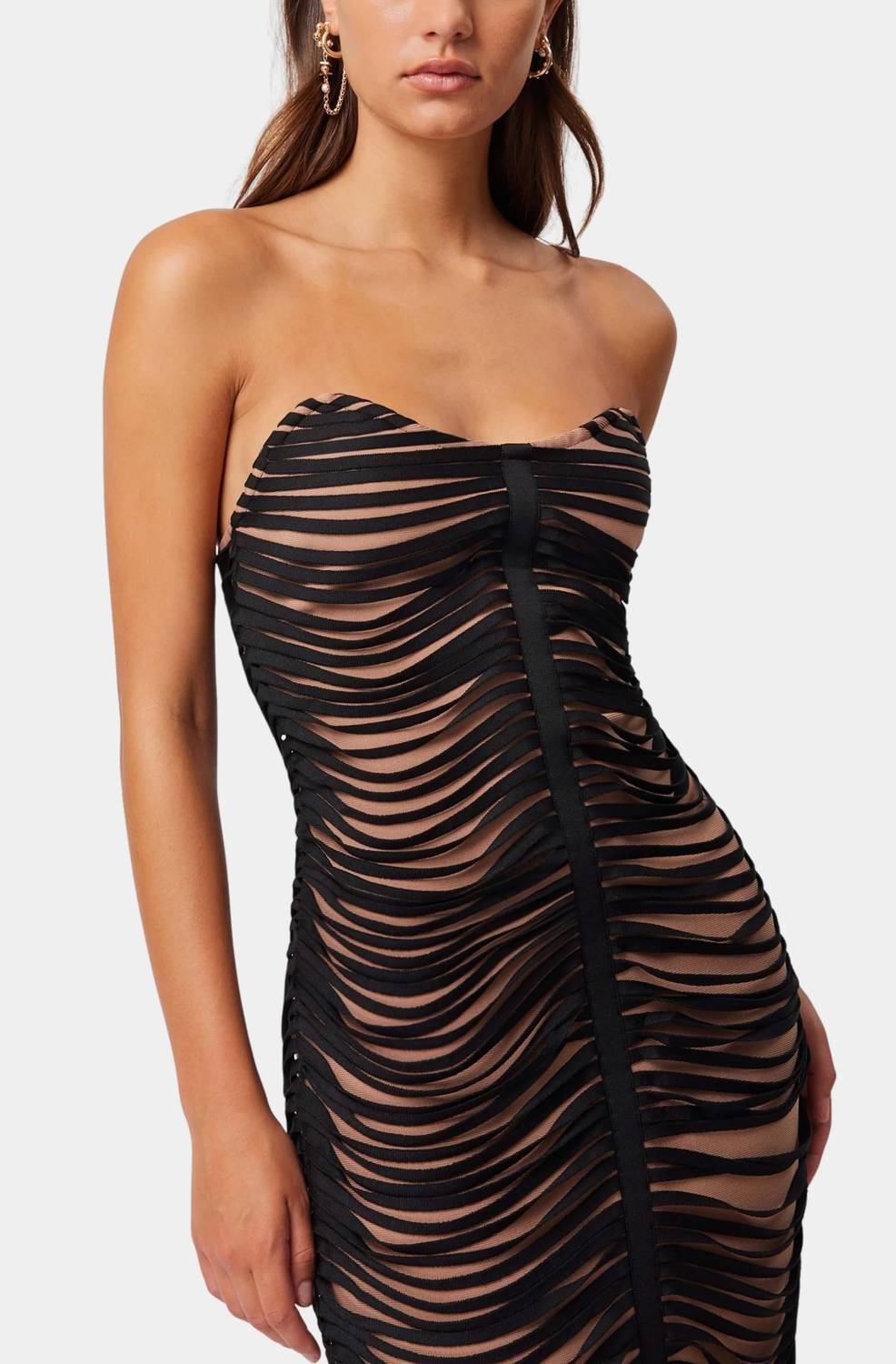 Elliatt - Stella Strapless Midi Dress