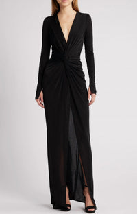 Katie May - Kiera Twisted Long Sleeve Gown