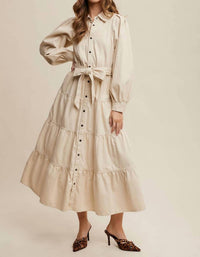 Listicle - Tiered Maxi Dress