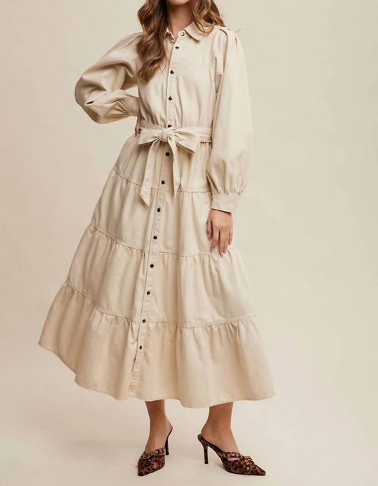 Listicle - Tiered Maxi Dress