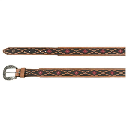 Red Dirt Hat Company - Men's Tapered Belt Tooled Southwest Belt