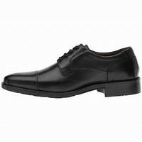 JOHNSTON & MURPHY Men's Lancaster Dress Shoes in black - men's shoe - detail view