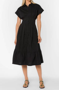 Velvet Heart - Poplin Midi Shirt Dress