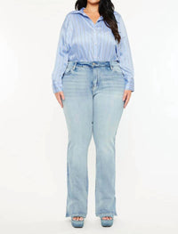 Kancan - Mid Rise Y2k Bootcut Jean - Plus