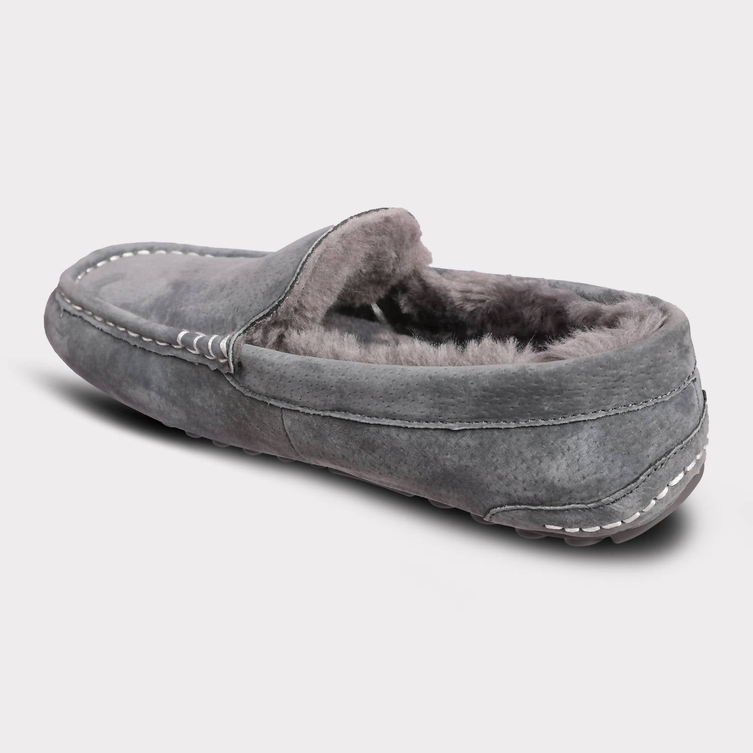 Lamo Women's Callie Slip-on Moccasin in charcoal - women's shoe - view 5