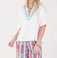 Emily Mccarthy - Poppy Dolman Sleeves Top