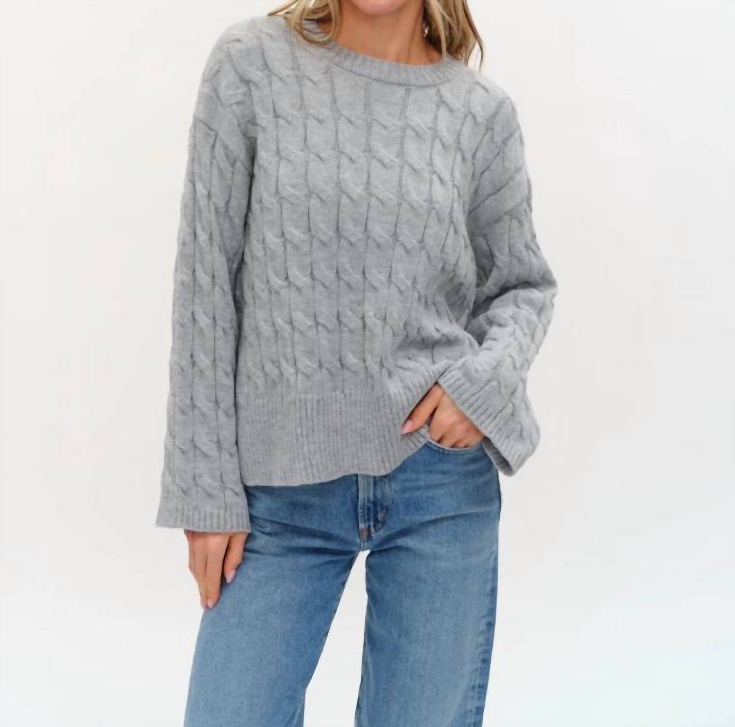 Six/Fifty - Willow Cable Knit Sweater