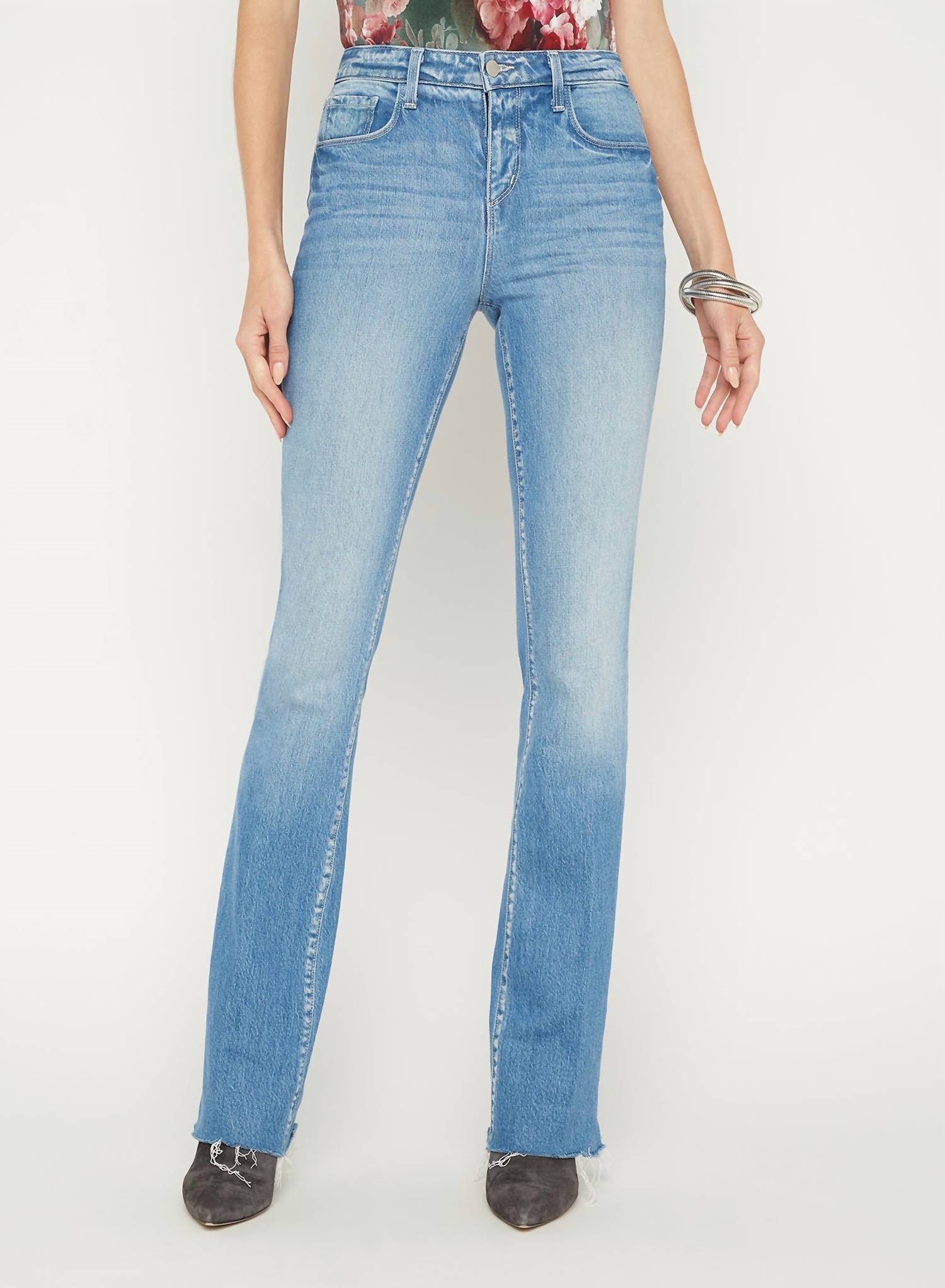 L'Agence - Ruth High-rise Straight Leg Jean