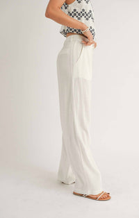 Sage The Label - Sandy Cove Pleated Linen Pants