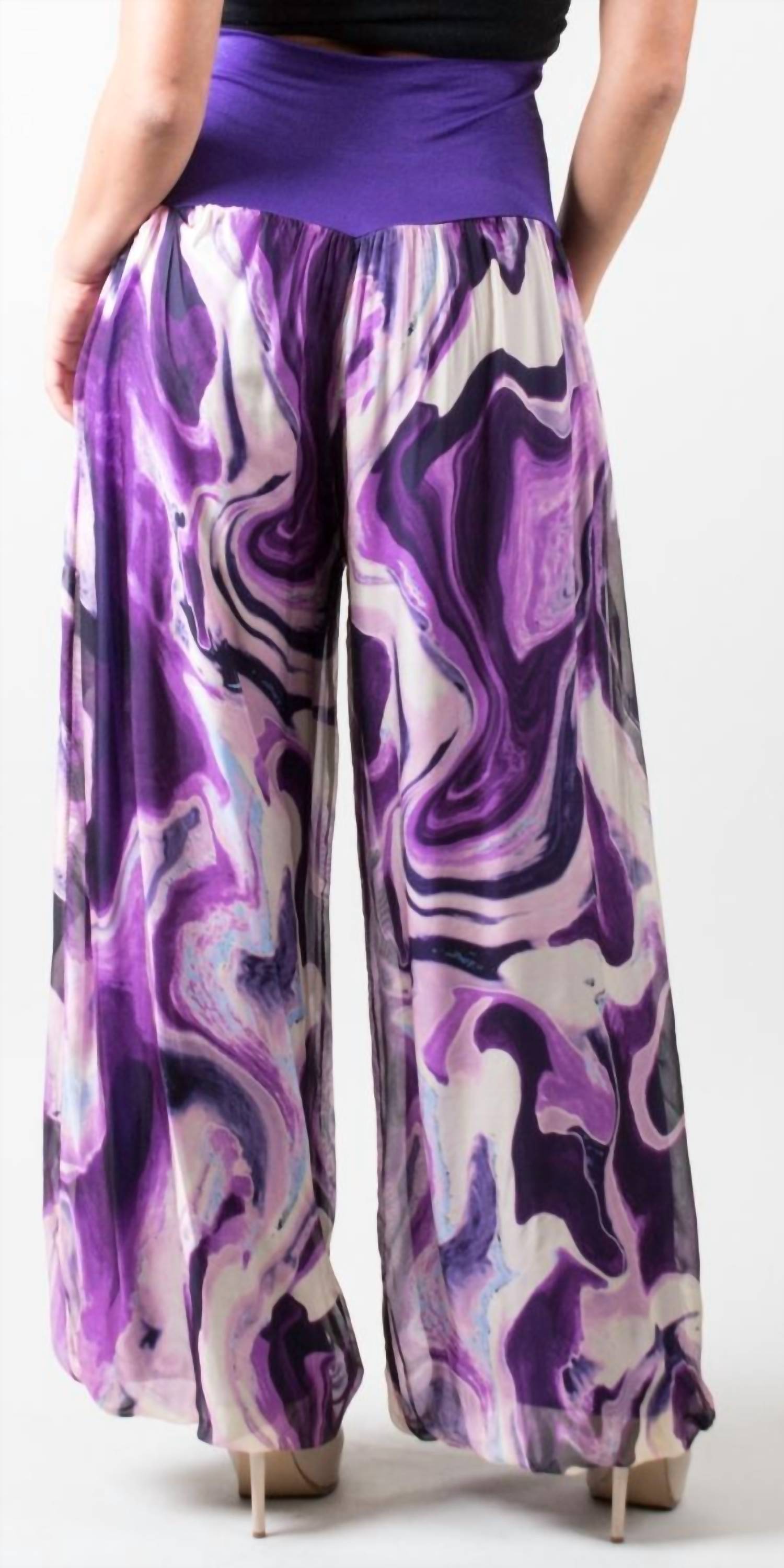 Gigi Moda - Aspen Marble Wide Leg Pant