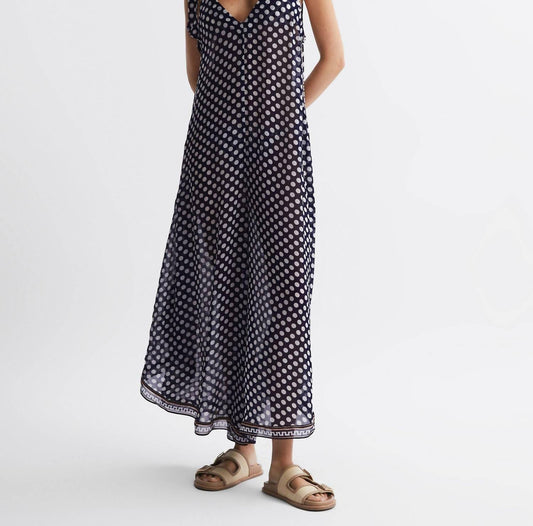 Reiss - Tilly Polka Dot Wide Leg Jumpsuit