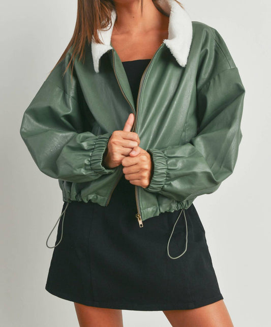 Buttermelon - Utility With Fleece Collar Jacket