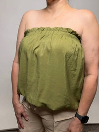 Naked Zebra - Crinkled Breeze Bubble Top