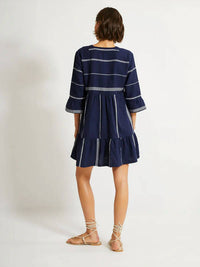 Lemlem - Hanna Flutter V-neck Mini Dress