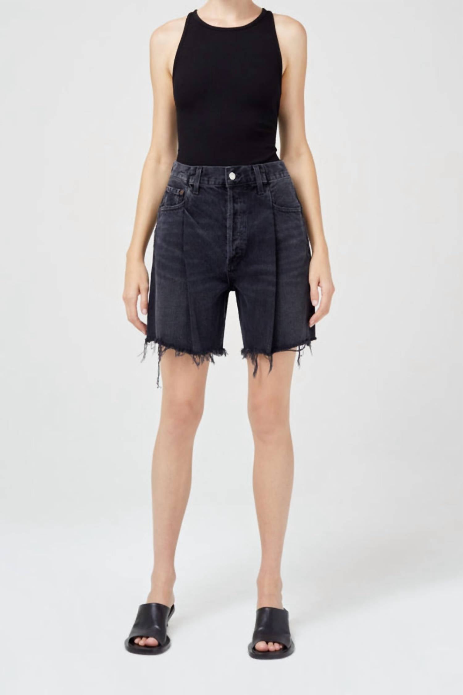 Agolde - Fold Waistband Shorts
