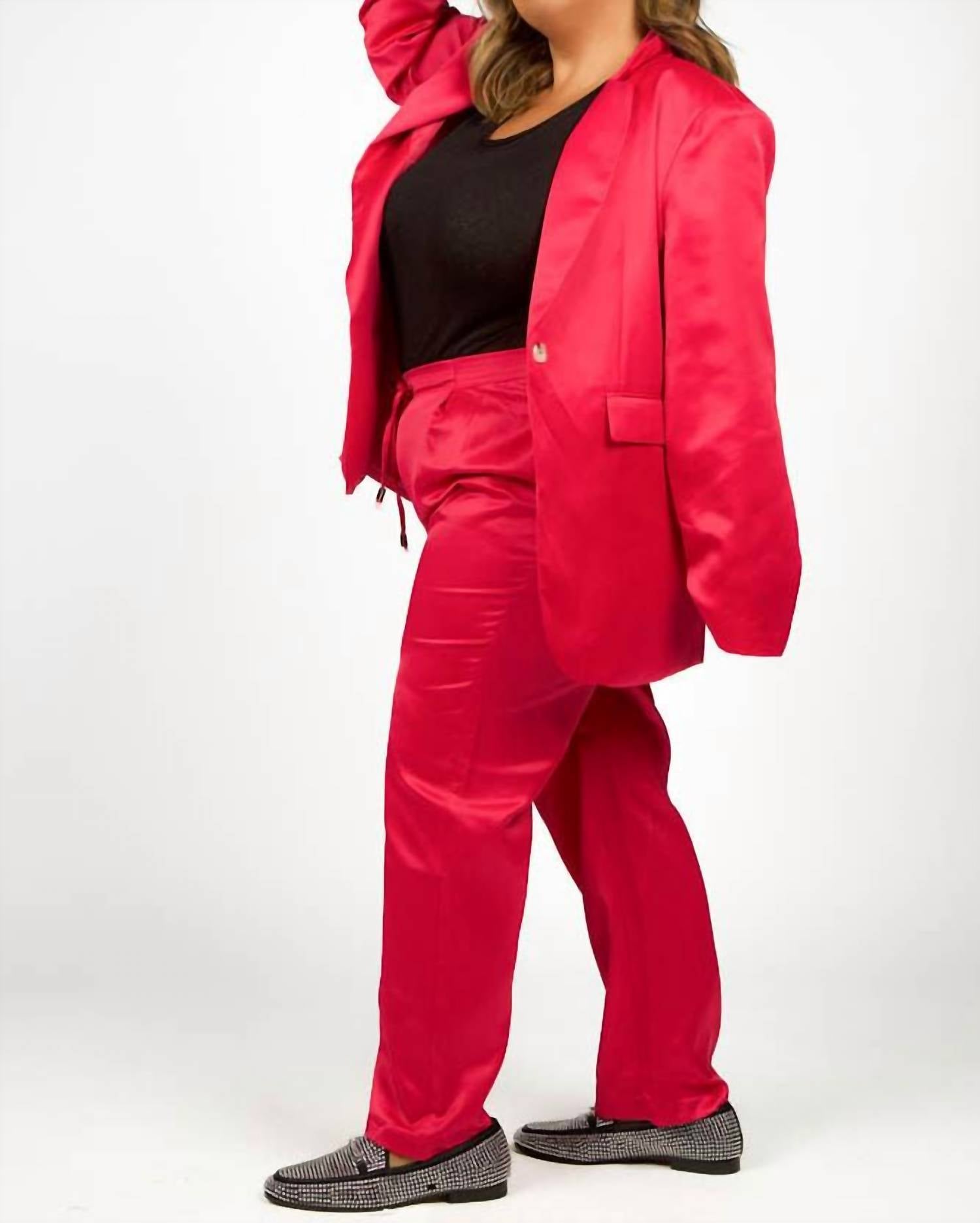 Geegee - Two Piece Set Jacket And Pants - Plus
