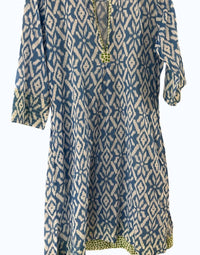 Dolma Women's Patterned Mini Dress in blue - women's dress
