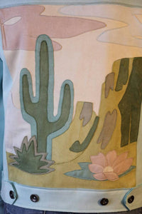 Way - Suede Applique Cactus Jacket