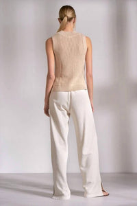 Elan - Women’s Sleeveless High Neck Knit Top