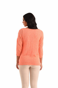 Sloane Crochet Raw Cut Tie Top