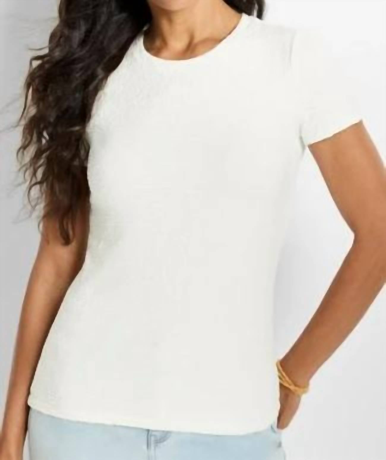 Nic + Zoe - Short Sleeve Textured Tee
