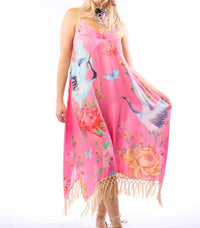 Aratta - Crane Floral Print Dress