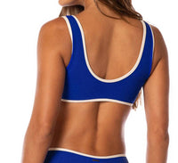 MAAJI Jilly Sporty Bralette Bikini Top in cobalt blue - women's swimwear - alternate view