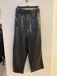MELISSA NEPTON Morela Faux Leather Pant in black - women's pants